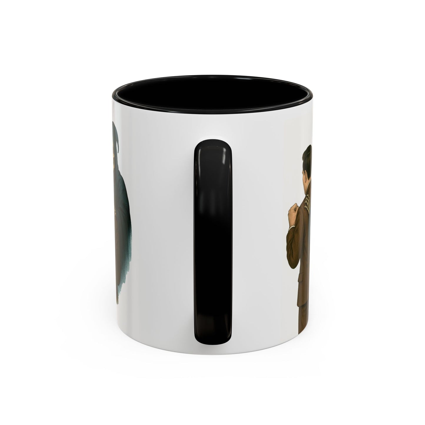 Vintage Grim Reaper “Life: If the Cancer Doesn’t Get Ya, the Depression Will!” Ceramic Accent Mug – 11 & 15 oz